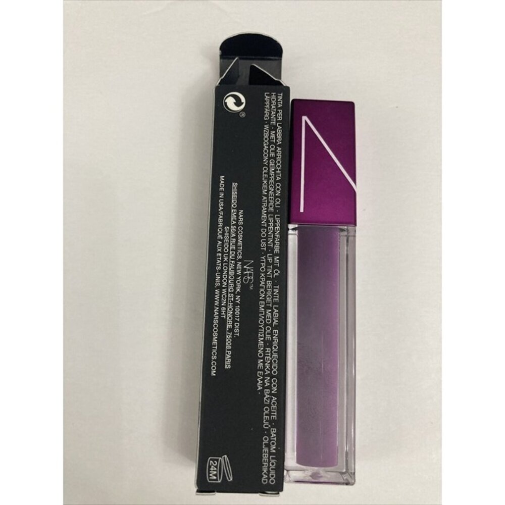 Nars Disco Infernal Oil Infused Lip Tint 0.17 oz Purple Liquid Lip New In Box - Picture 4 of 5